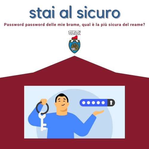 Lodo di "Stai al sicuro - il podcast del Comune di Venezia sulla sicurezza informatica".